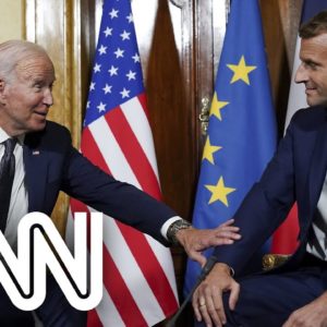 Biden diz a Macron que EUA foram “desajeitados” em acordo de submarino | CNN PRIME TIME
