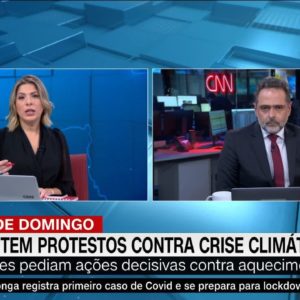 Bruxelas tem protestos contra crise climática | CNN Domingo