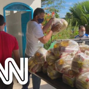 Doações de comida despencam mais de 90% no país, diz Ação da Cidadania | LIVE CNN