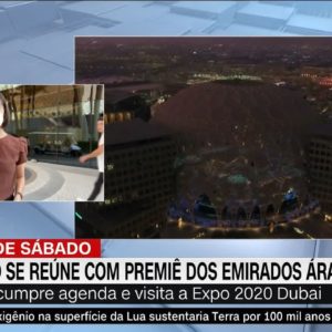 Bolsonaro se reúne com premiê dos Emirados Árabes Unidos | CNN Sábado