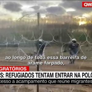Grupo de refugiados tenta atravessar fronteira entre Belarus e Polônia | Agora CNN