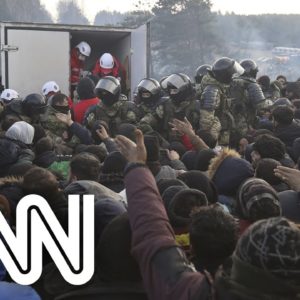 Violência cresce na fronteira entre Polônia e Belarus em meio à crise migratória | JORNAL DA CNN