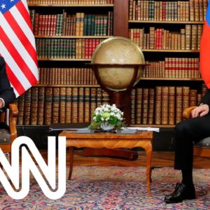 Biden e Putin se reuniram nesta terça (7) para discutir tensão na Ucrânia | VISÃO CNN