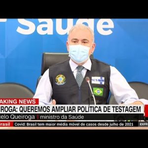 Queiroga diz que é difícil uma “política pública” de autoteste para a Covid-19 | EXPRESSO CNN