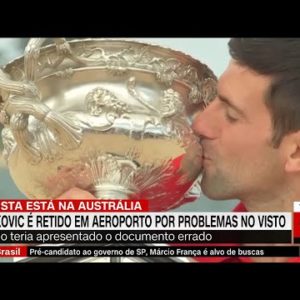 Djokovic é retido na Austrália por erro no visto | LIVE CNN