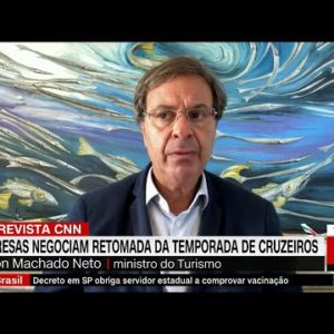 Retomada dos cruzeiros vai depender de dados sobre a Covid no Brasil, diz ministro | LIVE CNN