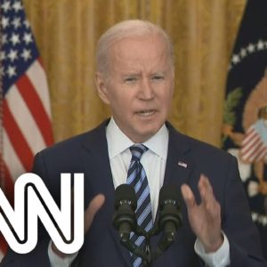 Biden anuncia “maior sanção econômica da história” à Rússia | VISÃO CNN
