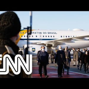 Jair Bolsonaro chega a Moscou para reunião com Vladimir Putin | JORNAL DA CNN