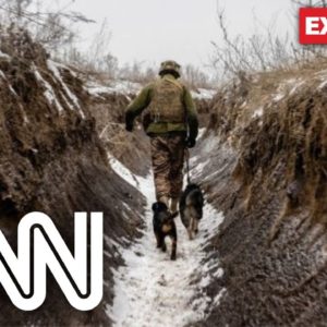 CNN visita linha de frente na fronteira ucraniana | JORNAL DA CNN