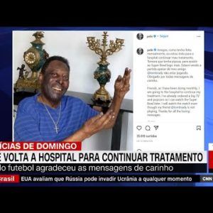 Em rede social, Pelé avisa que volta ao hospital | CNN DOMINGO