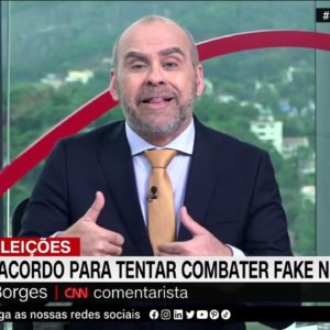 Alexandre Borges: TSE fecha acordo para tentar combater fake news | LIVE CNN