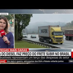 Alta do diesel faz preço do frete subir no Brasil | NOVO DIA