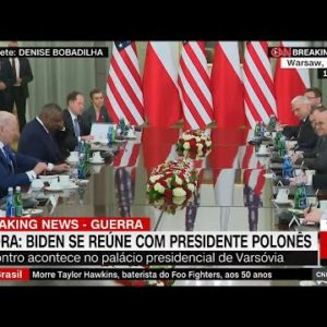 Estabilidade na Europa é muito importante para os EUA, diz Biden | CNN SÁBADO