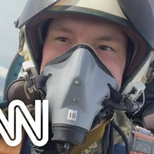 CNN conversa com piloto de caça ucraniano | JORNAL DA CNN