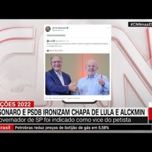 Bolsonaro e PSDB ironizam chapa de Lula e Alckmin | CNN 360°