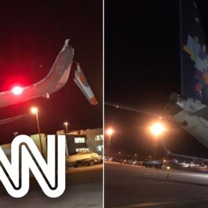 Aviões da Gol e Azul colidem em pátio do Aeroporto de Viracopos | CNN SÁBADO