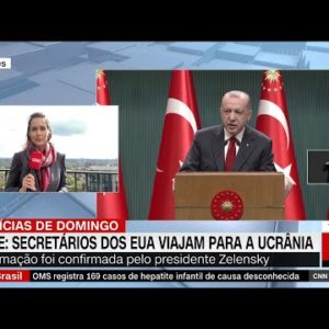 Zelensky fala sobre Mariupol com presidente turco | CNN DOMINGO