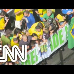 Daniel Silveira participa de ato pró-Bolsonaro no Rio de Janeiro | CNN DOMINGO