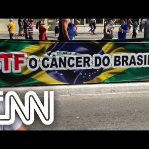 Atos pró-Bolsonaro têm ataques contra o STF | CNN DOMINGO