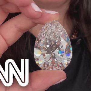 Diamante conhecido como "The Rock" deve ser leiloado por até R$ 152 milhões | EXPRESSO CNN