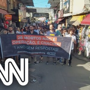 RJ: Moradores fazem marcha um ano após chacina no Jacarezinho | EXPRESSO CNN