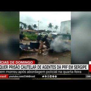OAB quer prisão cautelar de agentes da PRF em Sergipe | CNN DOMINGO