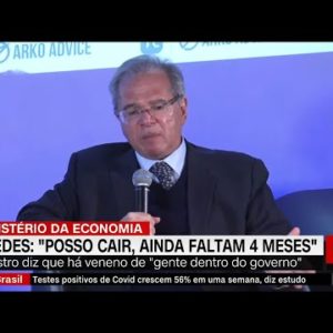 "Posso cair, ainda faltam quatro meses", diz Paulo Guedes | CNN 360°
