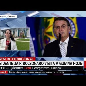 Presidente Jair Bolsonaro visita a Guiana nesta sexta-feira (6) | LIVE CNN