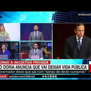 Análise: João Doria anuncia que vai deixar vida pública | CNN 360°
