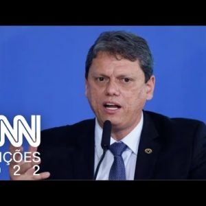 Borges: Tarcísio mostra que se ganhar em SP vai se dar bem com qualquer presidente | JORNAL DA CNN