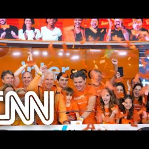 Inter começa a negociar ações na Nasdaq, em Nova York | LIVE CNN