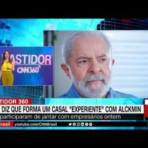 Lula diz que forma um casal "experiente" com Alckmin | CNN 360°