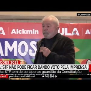 Lula diz que STF não pode ficar dando voto pela imprensa | CNN 360°