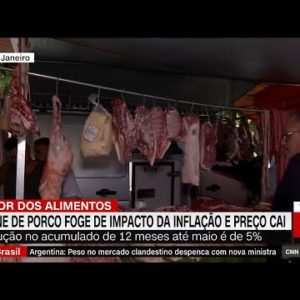 Carne de porco foge de impacto da inflação e preço cai | CNN NOVO DIA