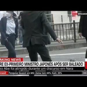 Vídeo mostra momento em que assassino de Shinzo Abe é detido | CNN NOVO DIA