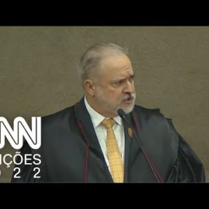 Augusto Aras discursa na posse de Alexandre de Moraes como presidente do TSE | CNN PRIME TIME
