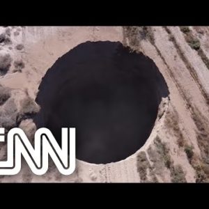 Buraco gigante chama atenção no Deserto do Atacama | NOVO DIA
