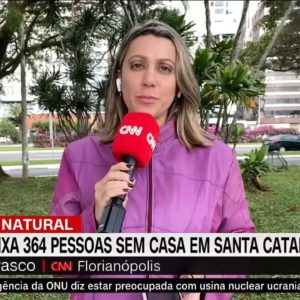 Ciclone deixa 364 pessoas sem casa em Santa Catarina | LIVE CNN