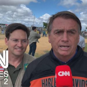 É descabida, desproporcional e ilegal, diz Bolsonaro à CNN sobre decisão de Moraes | CNN SÁBADO