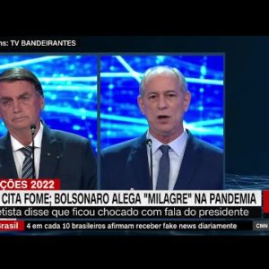 Ciro cita fome; Bolsonaro alega "milagre" na pandemia | NOVO DIA