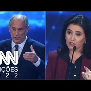 Ciro e Tebet devem usar trechos de debate em propaganda na TV | VISÃO CNN