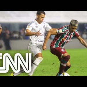 Santos e Fluminense ficam no 2 a 2 na Vila Belmiro | AGORA CNN