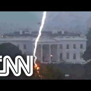Três pessoas morrem após queda de raio perto da Casa Branca | CNN SÁBADO