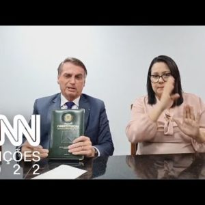 "PT não assinou Constituição", diz Bolsonaro após carta pela democracia | CNN PRIME TIME