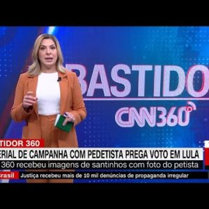 Material de campanha de candidato a deputado do PDT prega voto em Lula | CNN 360°