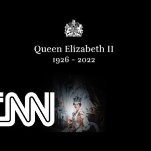 Site real adota fundo preto em homenagem à rainha Elizabeth II | EXPRESSO CNN