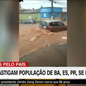 Temporais deixam milhares de desabrigados pelo Brasil | NOVO DIA